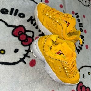 FILA Yellow Sneakers